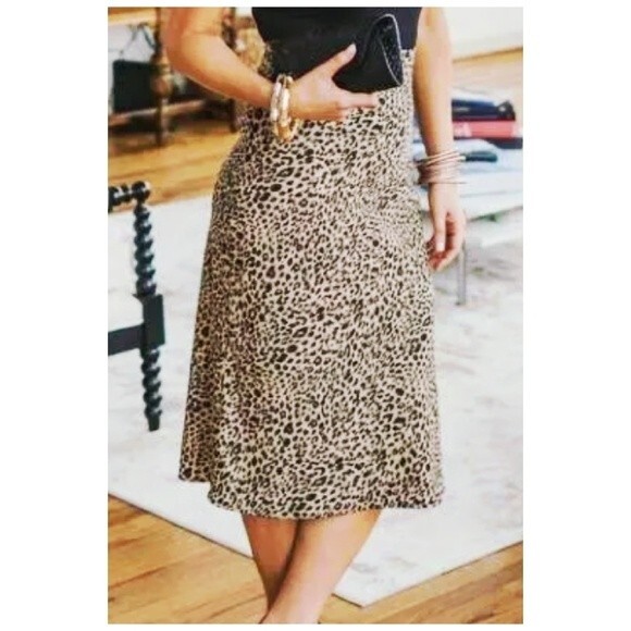 Worthington Cheetah Skirt 22W NWT‎ - Picture 1 of 6